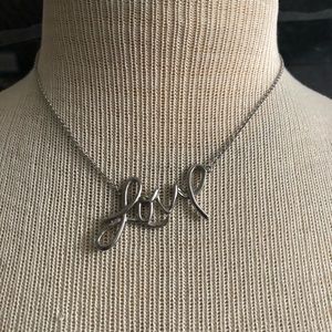 Park Lane Sterling Silver Love Necklace